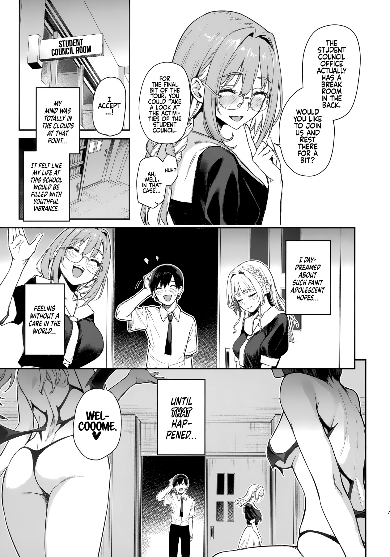 Hentai Manga Comic-Succubus Student Council Milking Club-Read-7